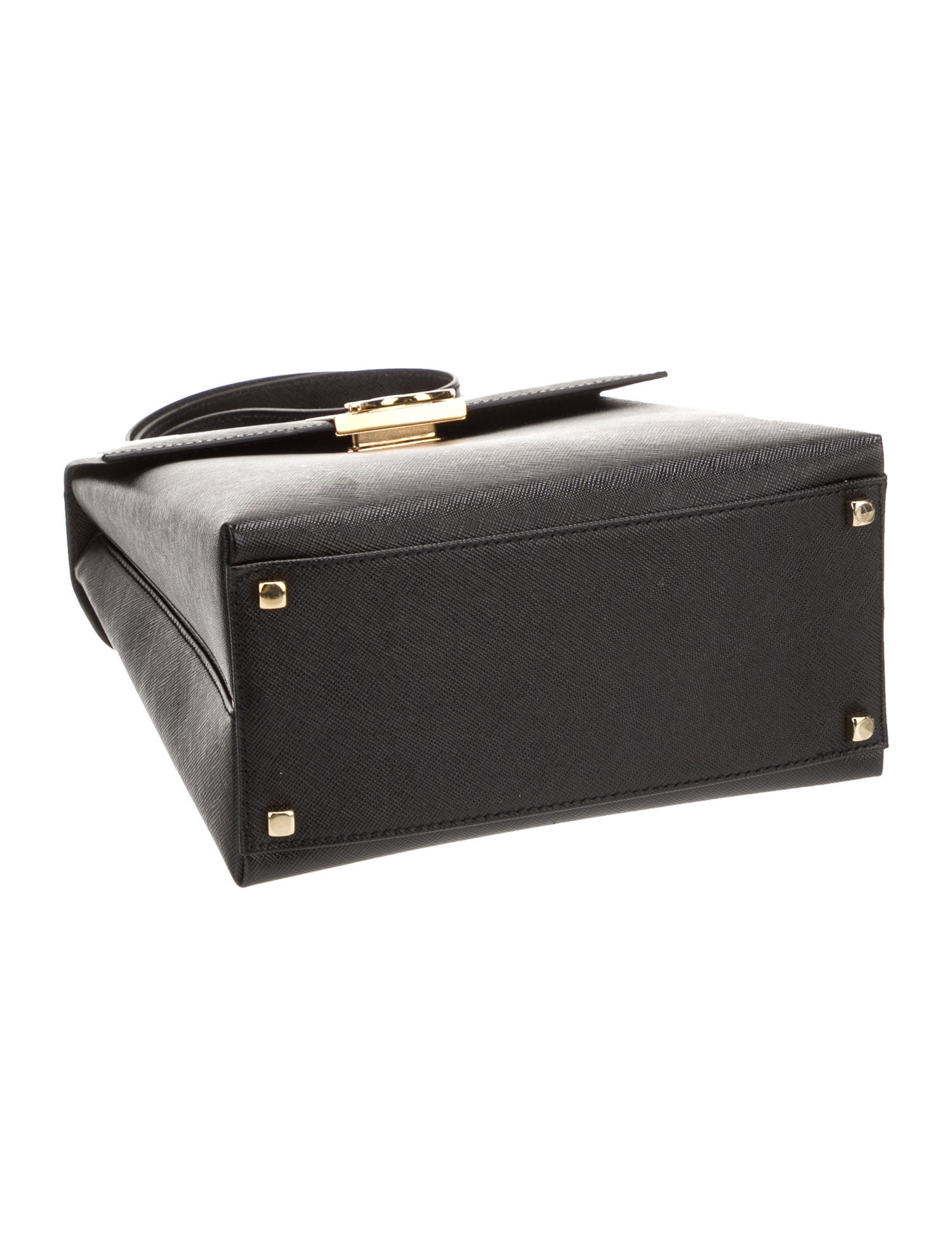 Salvatore Ferragamo Saffiano Leather Top Handle Bag