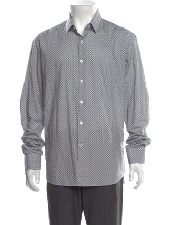 Salvatore Ferragamo Printed Long Sleeve Shirt