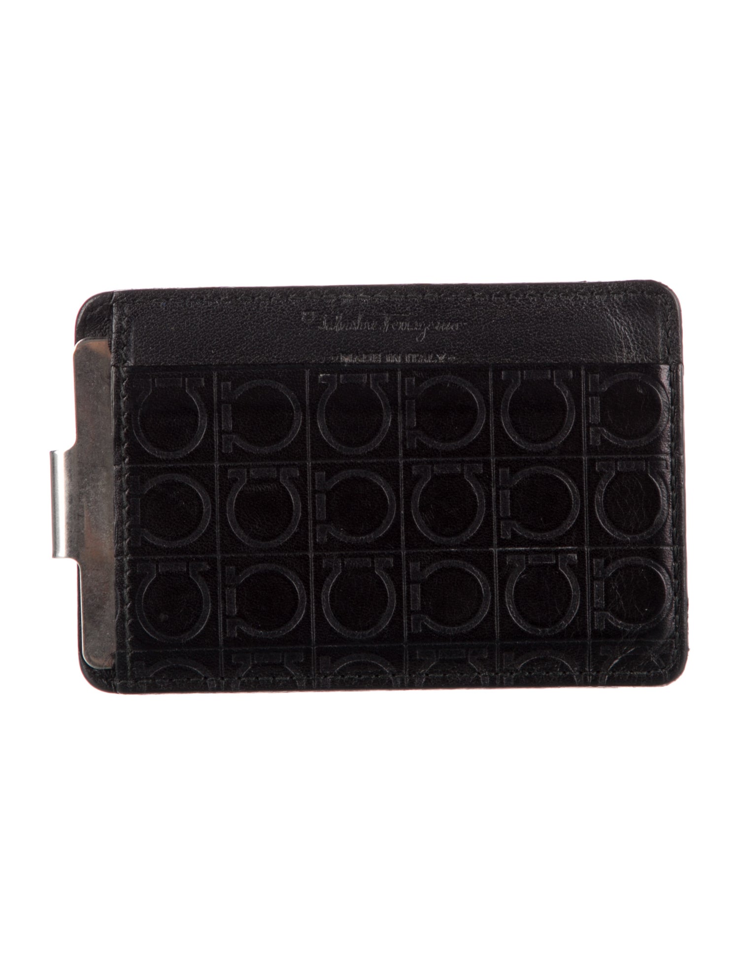 Salvatore Ferragamo Leather Card Holder