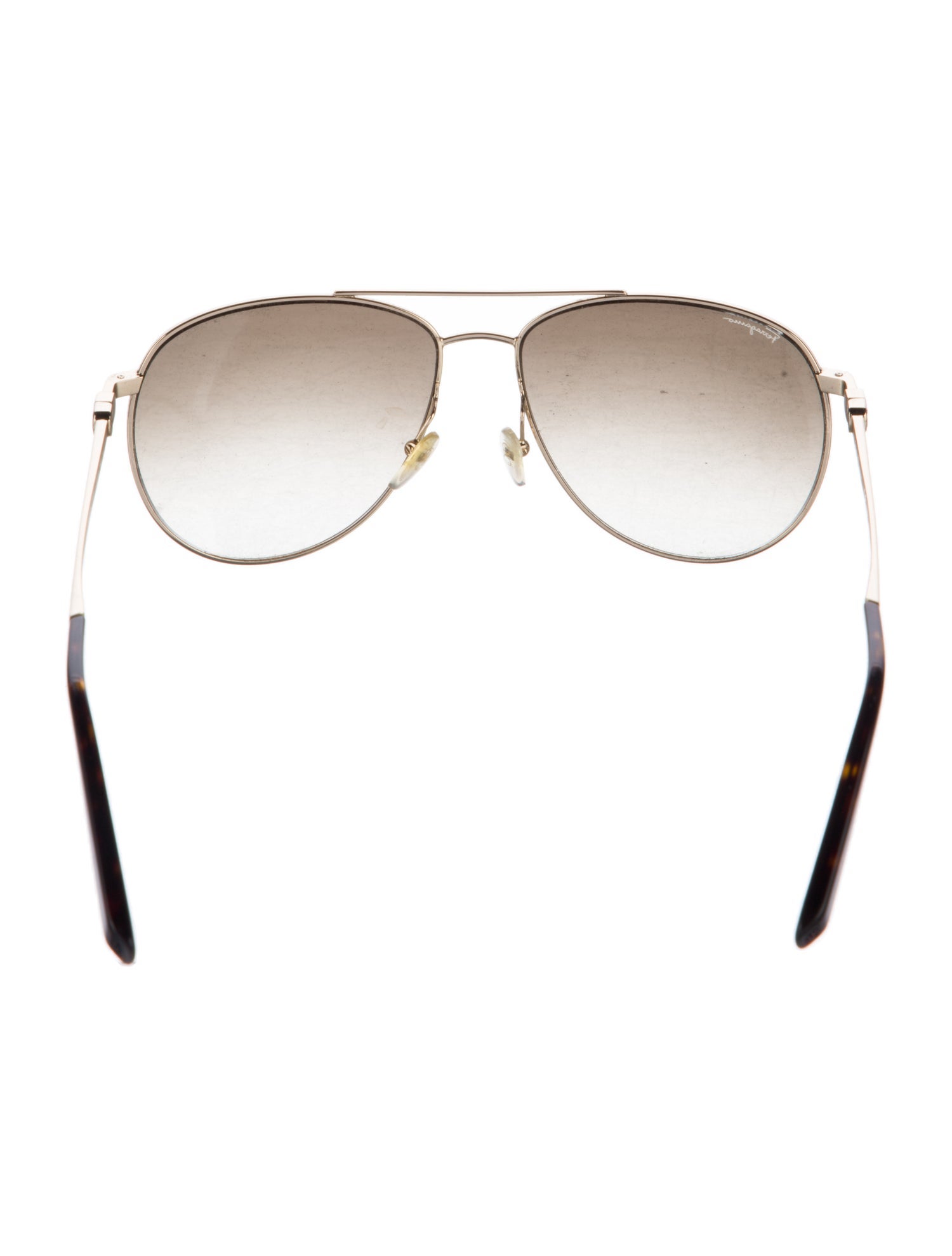 Salvatore Ferragamo Aviator Gradient Sunglasses