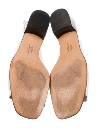 Salvatore Ferragamo Leather Slingback Sandals