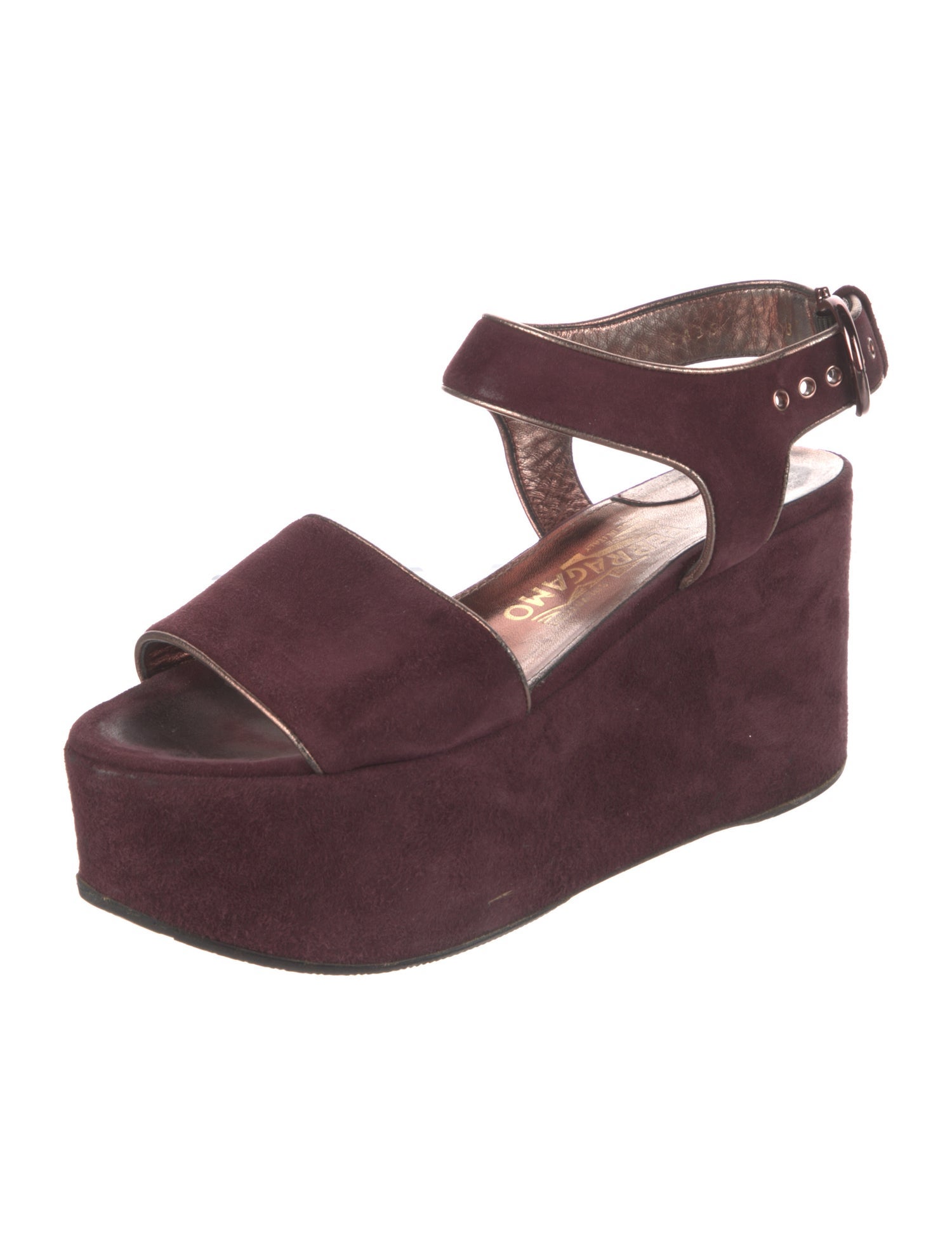 Salvatore Ferragamo Suede Sandals