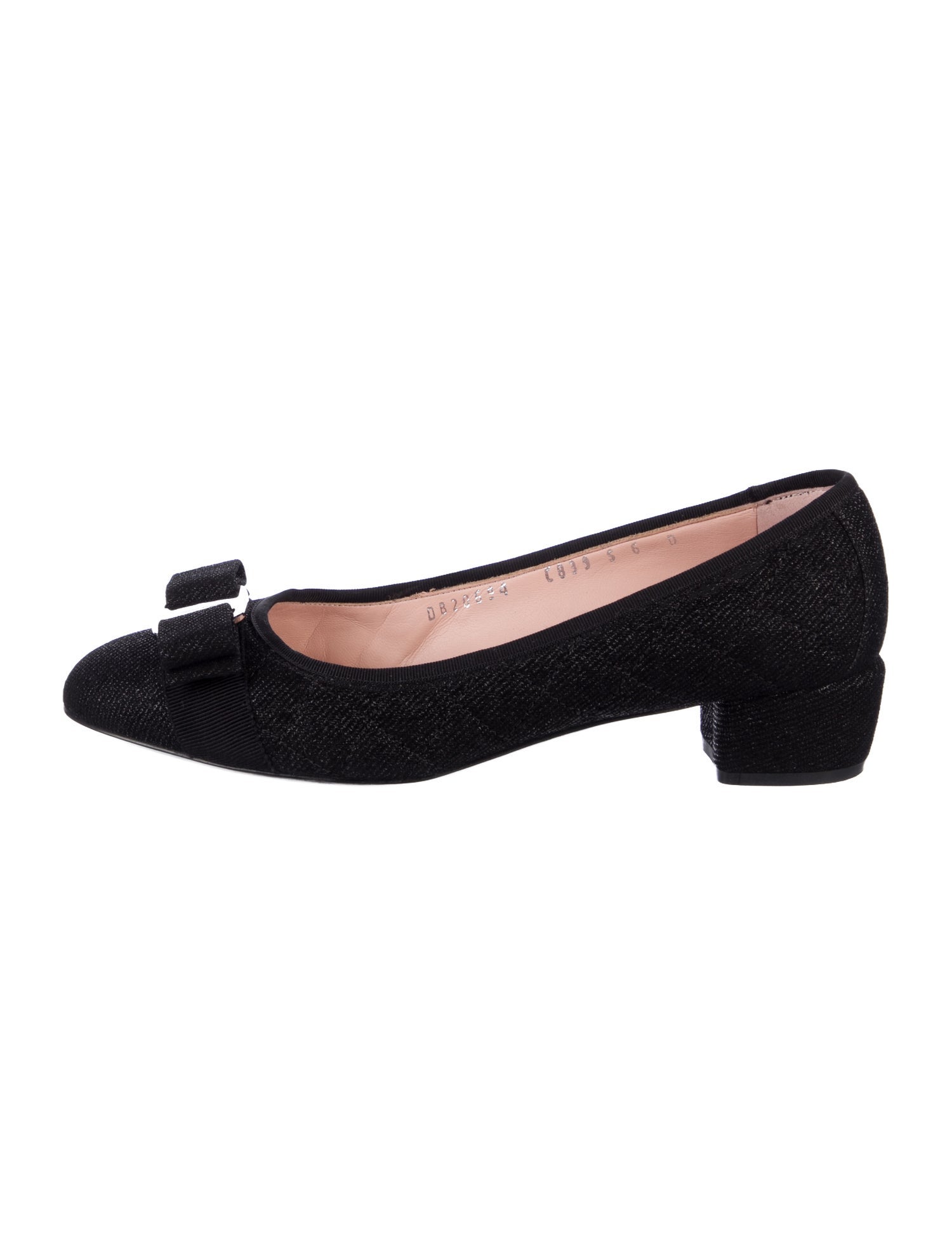 Salvatore Ferragamo Satin Ballet Flats