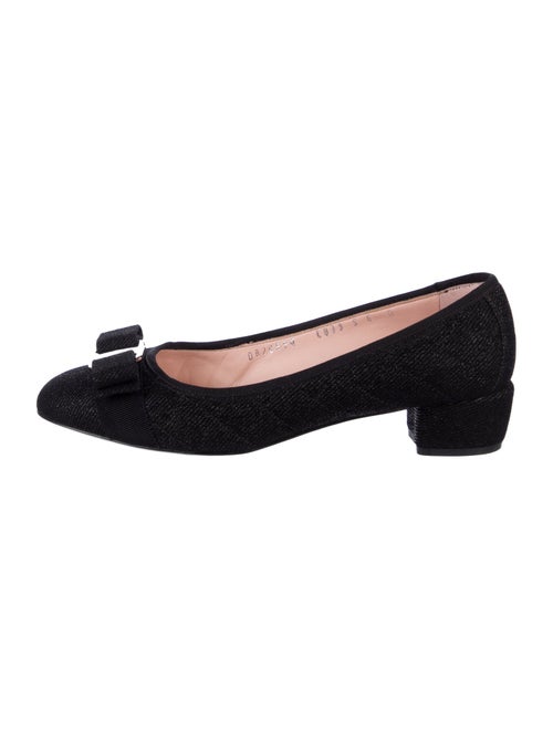 Salvatore Ferragamo Satin Ballet Flats