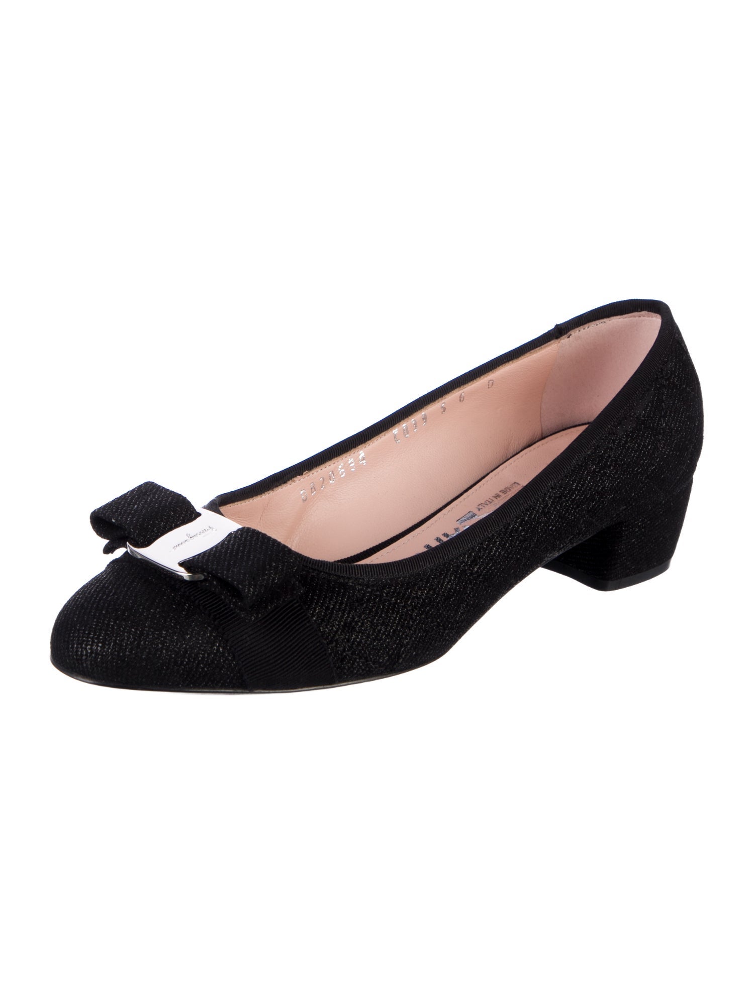Salvatore Ferragamo Satin Ballet Flats