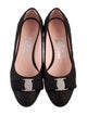 Salvatore Ferragamo Satin Ballet Flats