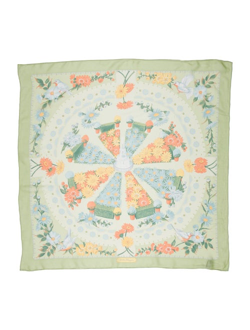 Salvatore Ferragamo Silk Printed Bandana