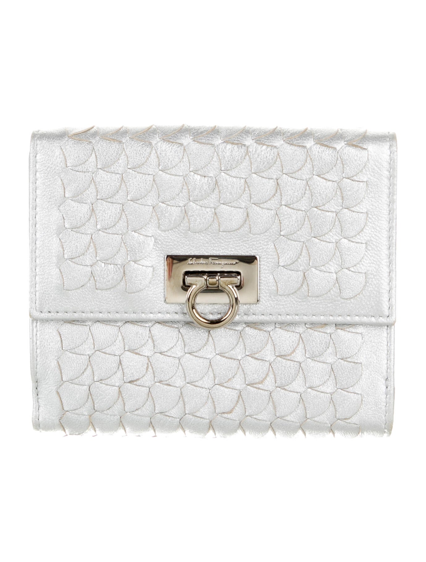 Salvatore Ferragamo Leather Compact Wallet