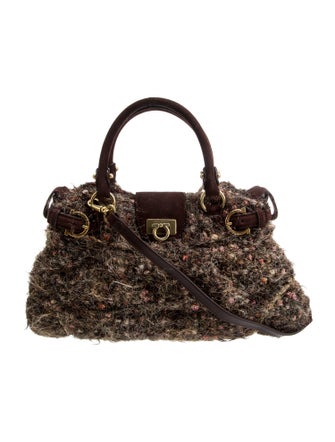 Salvatore Ferragamo Gancini Top Handle Bag