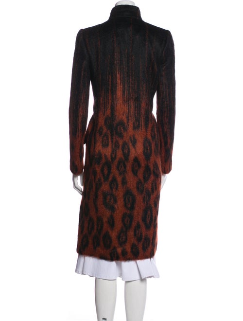 Salvatore Ferragamo Virgin Wool Printed Coat