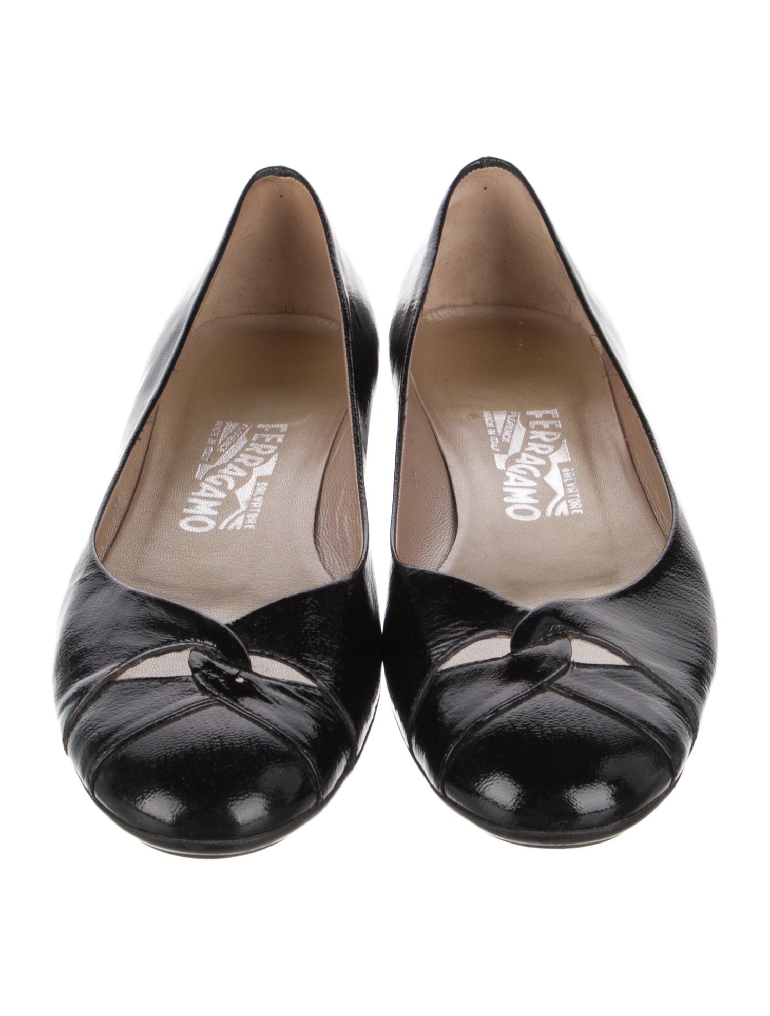 Salvatore Ferragamo Leather Ballet Flats