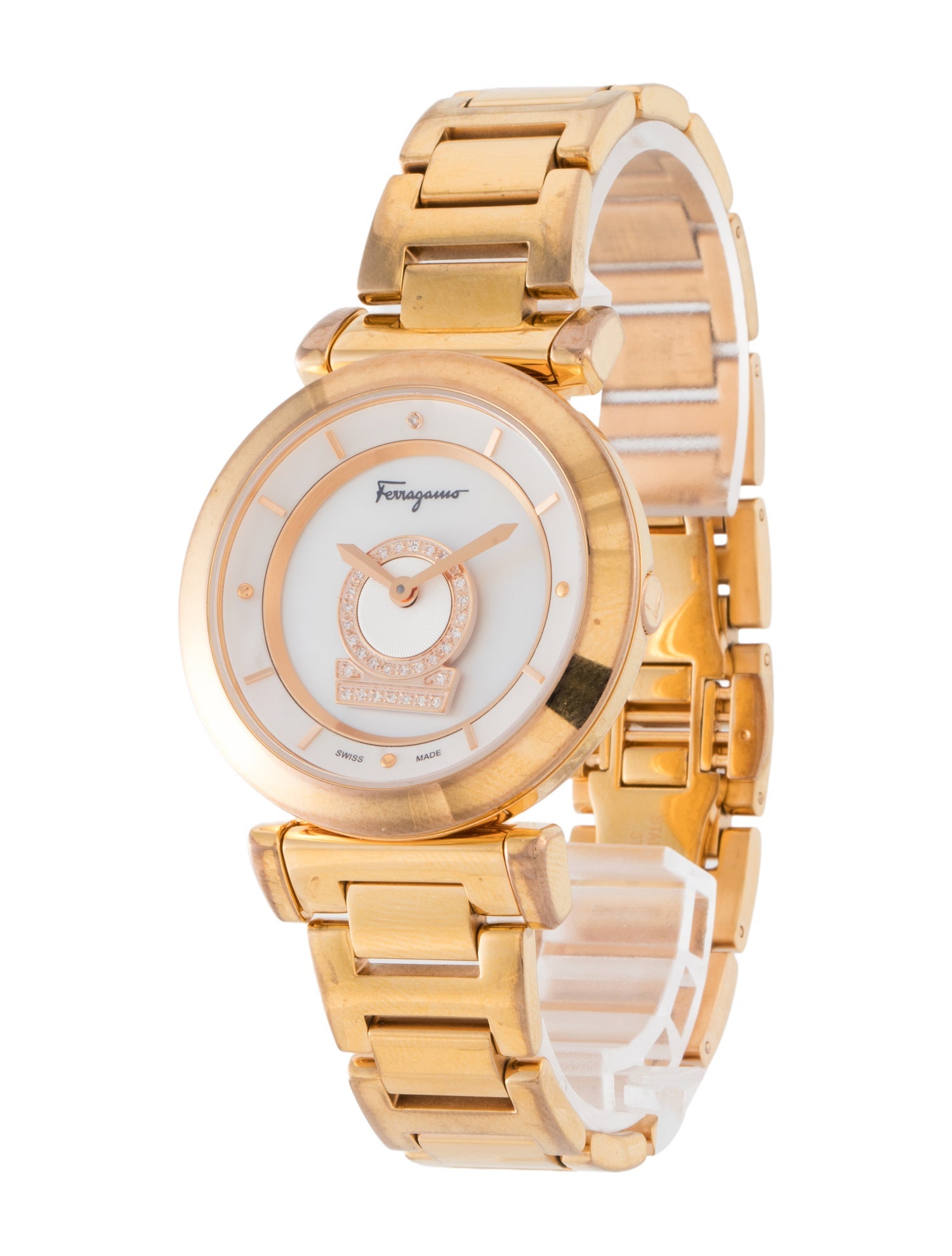 Salvatore Ferragamo Minuetto Diamonds Watch