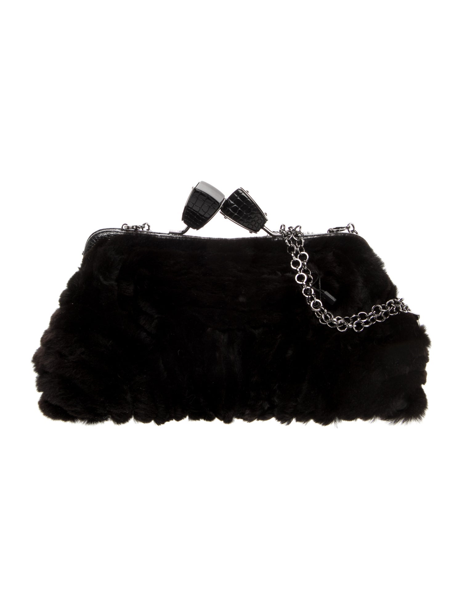 Salvatore Ferragamo Fur Shoulder Bag