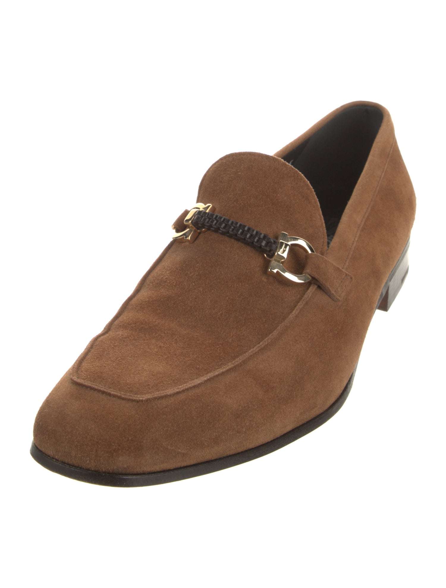 Salvatore Ferragamo Suede Dress Loafers