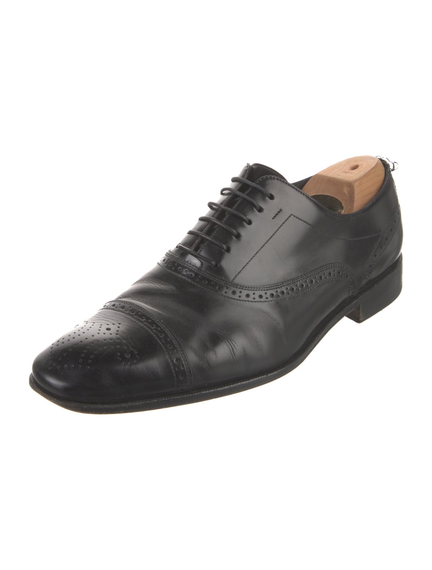 Salvatore Ferragamo Leather Brogues