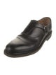 Salvatore Ferragamo Leather Monk Straps