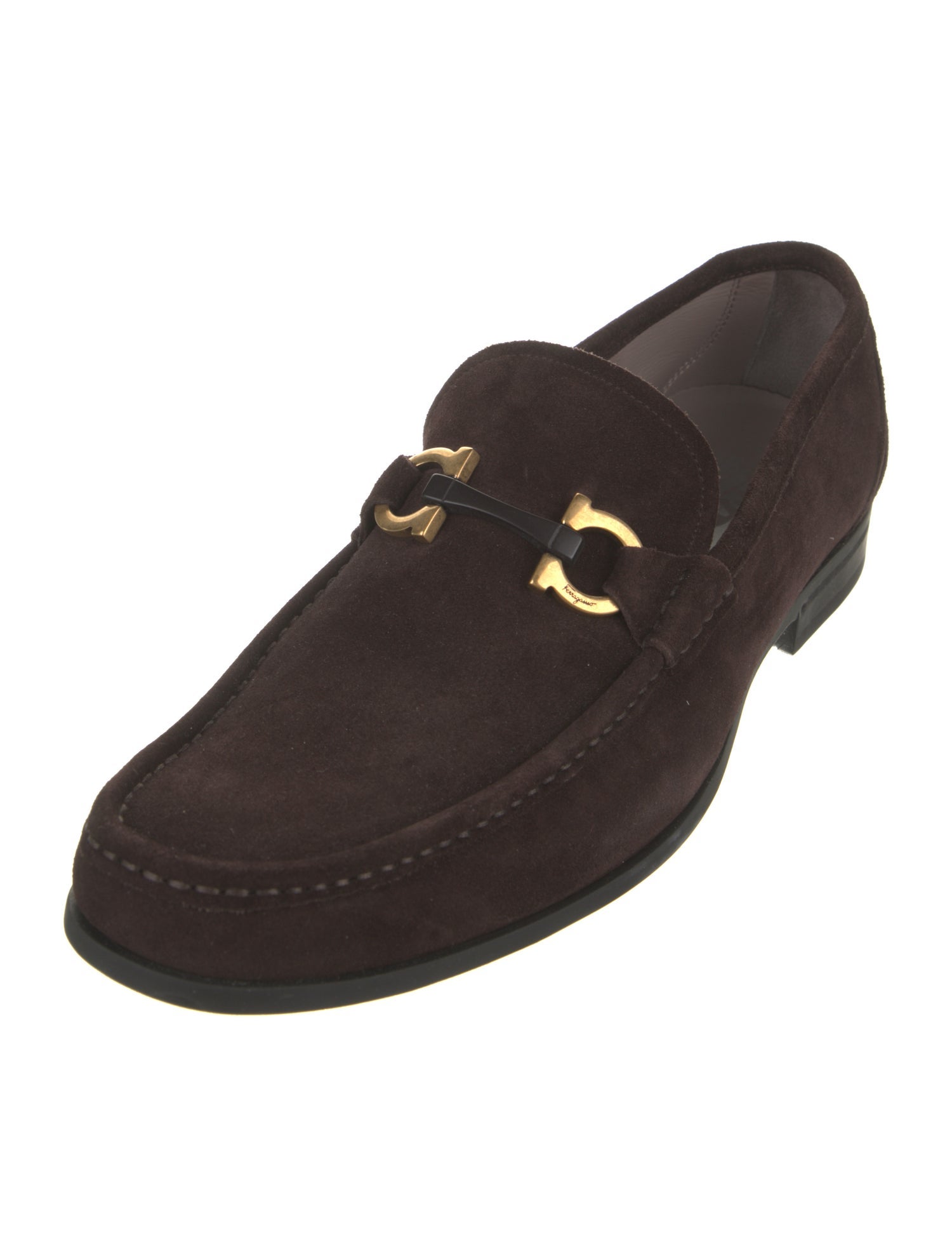 Salvatore Ferragamo Suede Dress Loafers