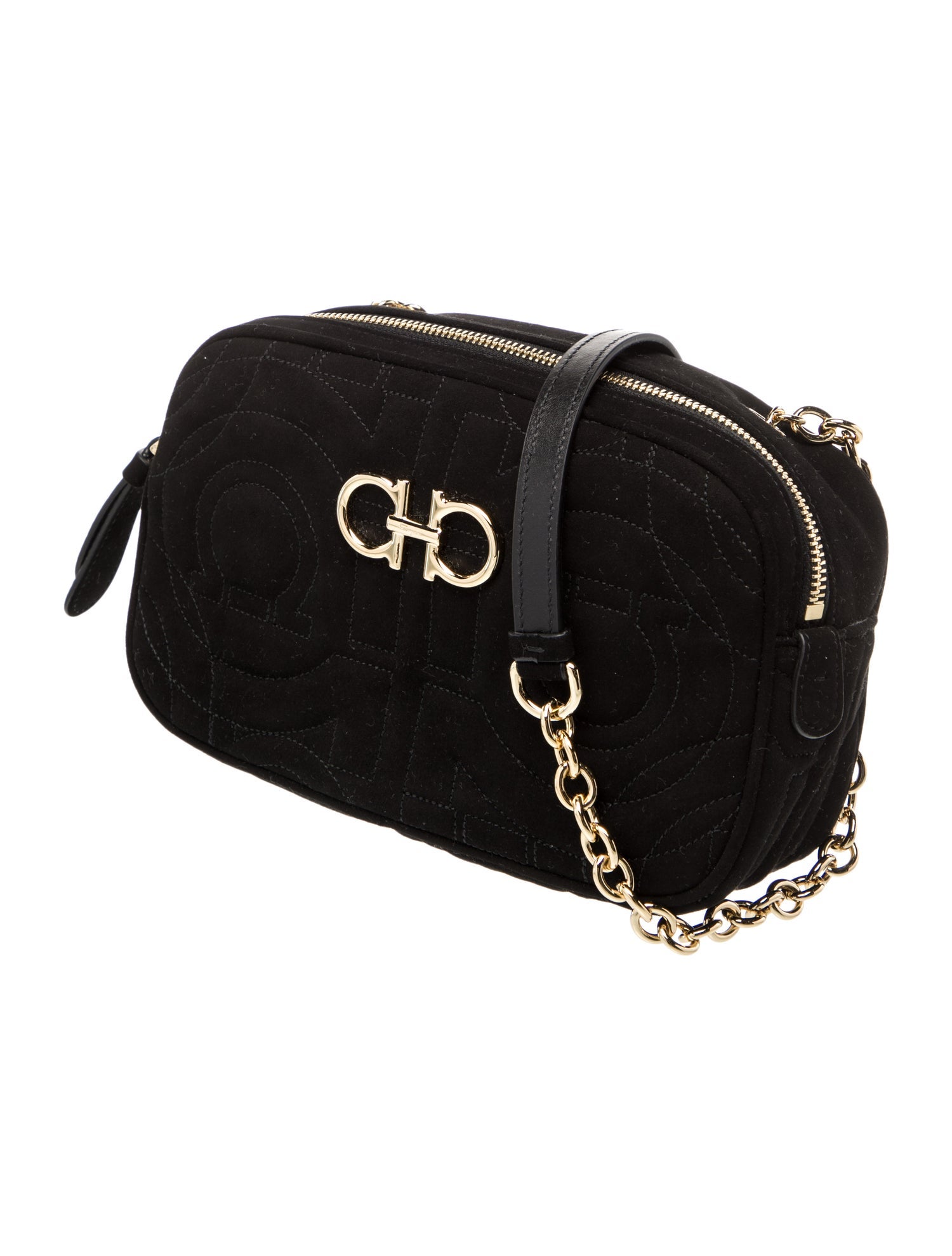 Salvatore Ferragamo Suede Shoulder Bag