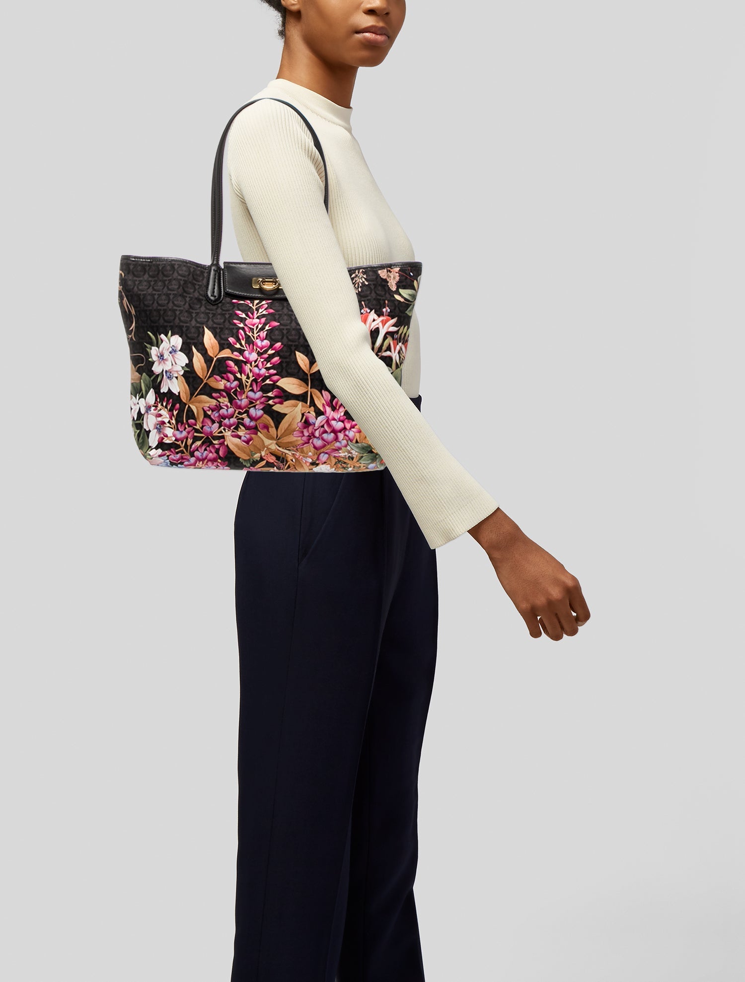 Salvatore Ferragamo Gancio Shoulder Bag w/ Tags