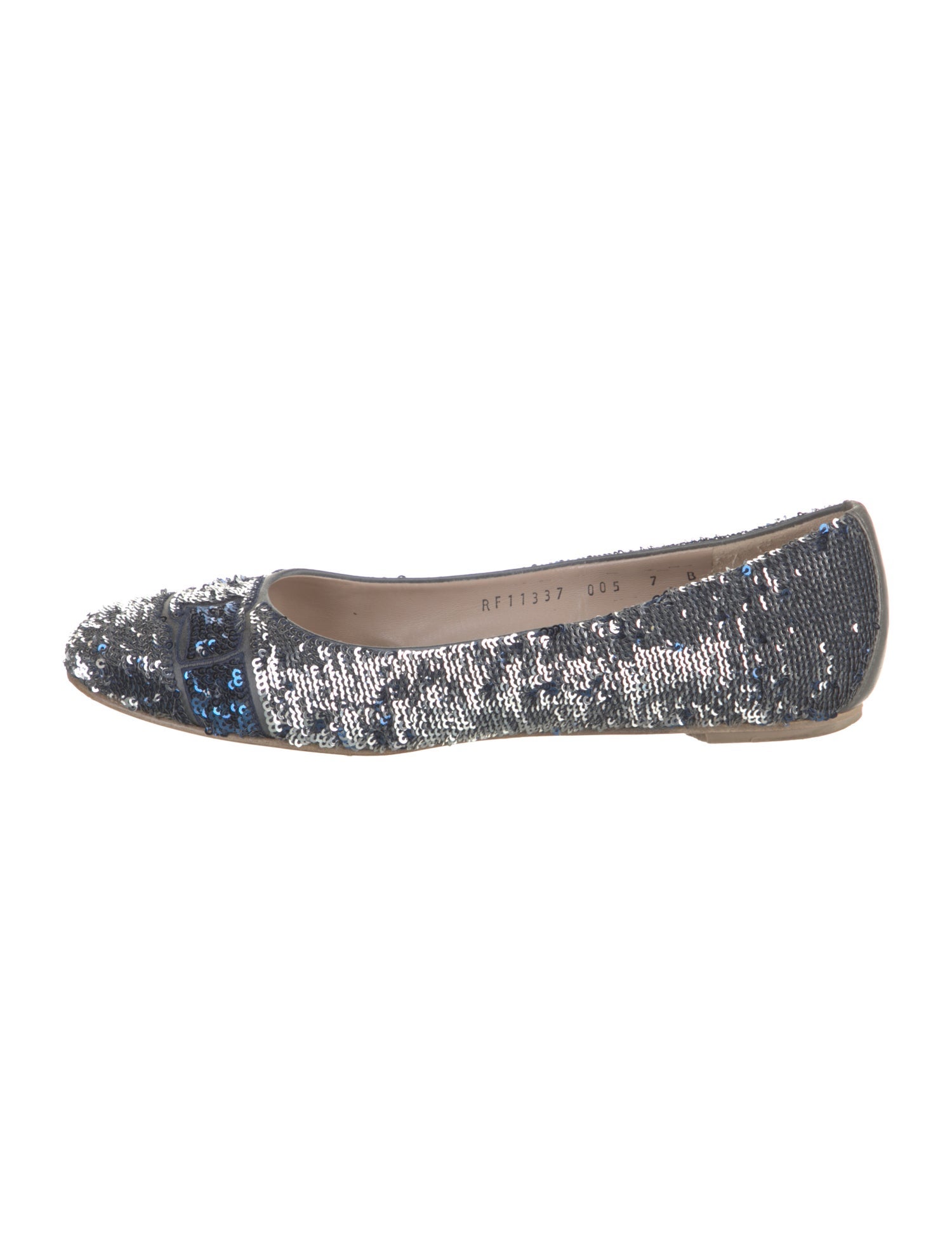Salvatore Ferragamo Sequins Ballet Flats