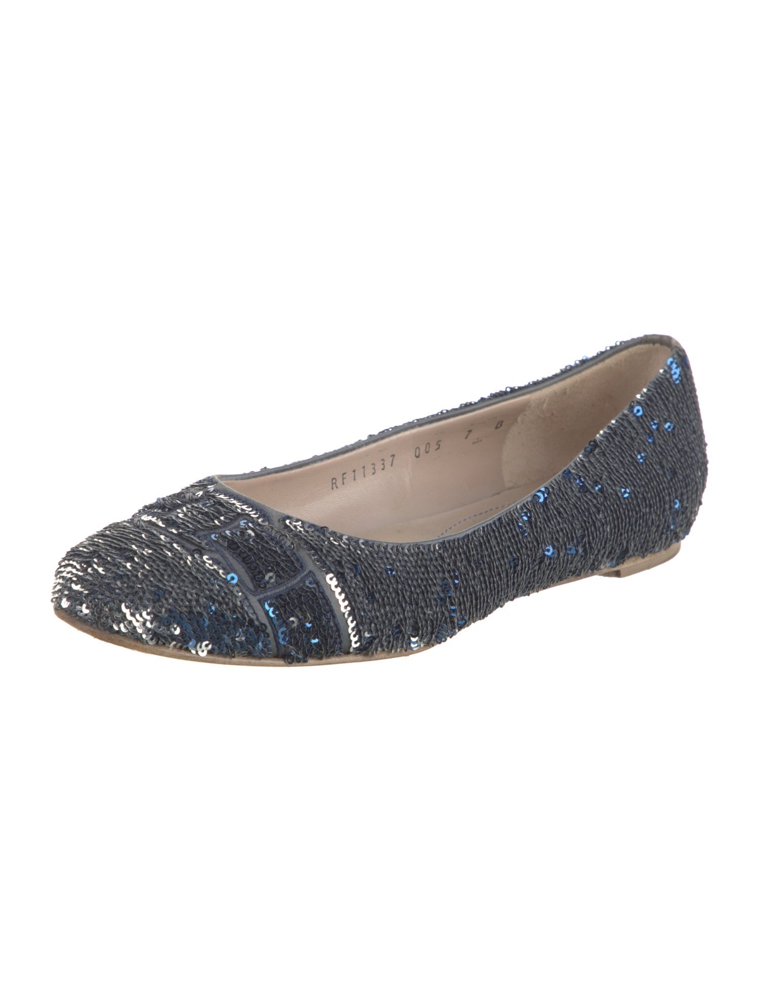 Salvatore Ferragamo Sequins Ballet Flats