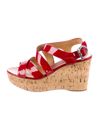 Salvatore Ferragamo Patent Leather Sandals