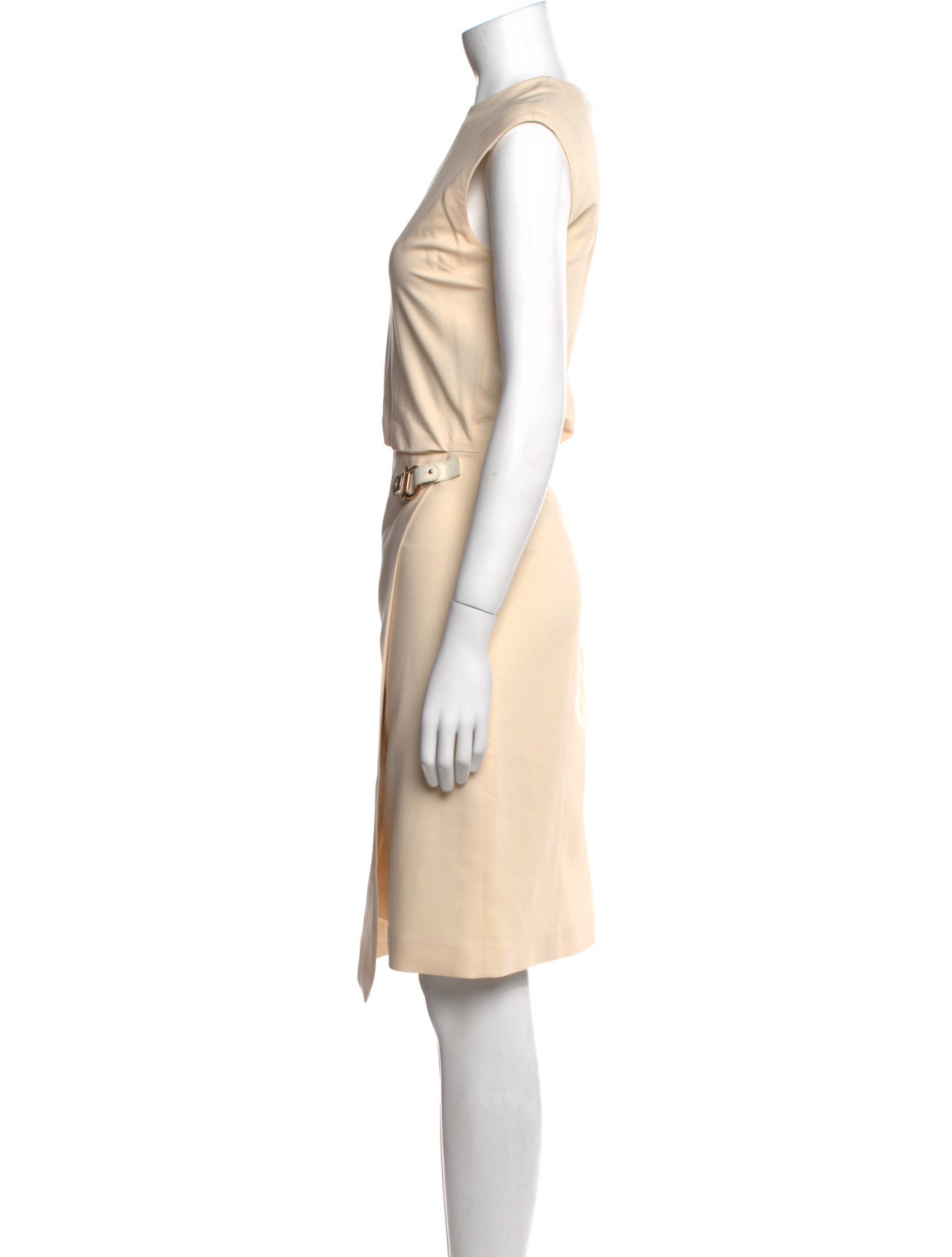 Salvatore Ferragamo Wool Midi Length Dress