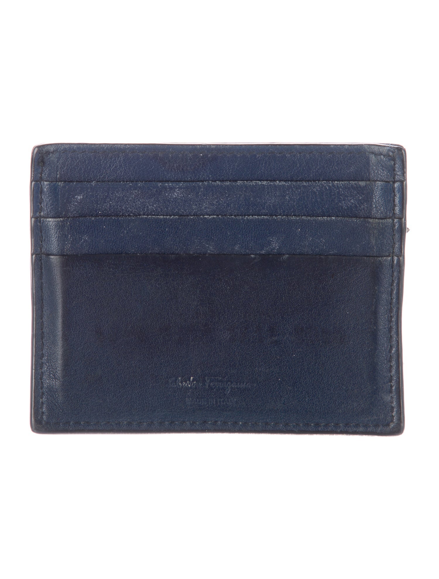 Salvatore Ferragamo Gancini Logo Leather Wallet