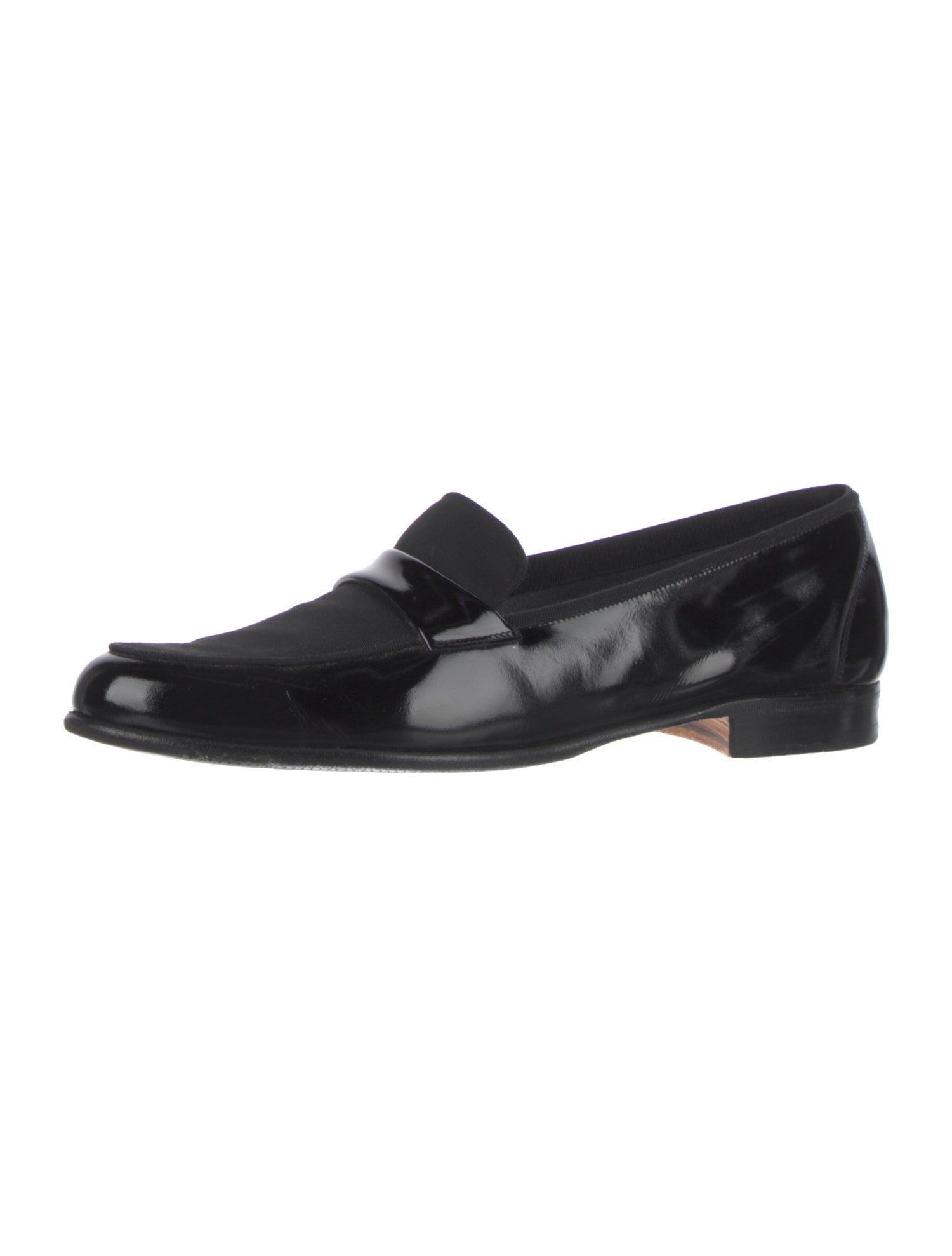 Salvatore Ferragamo Patent Leather Dress Loafers