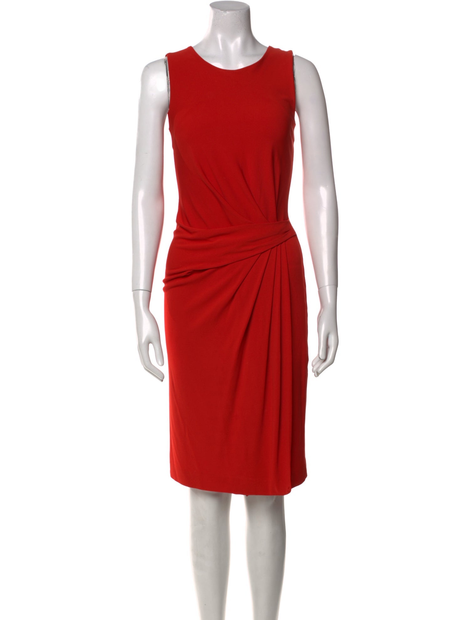 Salvatore Ferragamo Crew Neck Knee-Length Dress