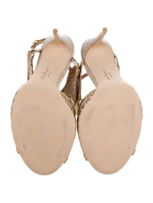 Salvatore Ferragamo Leather Slingback Sandals