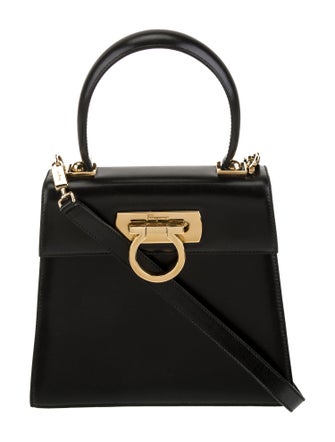 Salvatore Ferragamo Leather Top Handle Bag