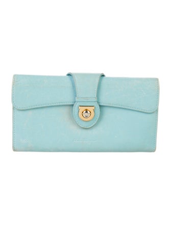 Salvatore Ferragamo Leather French Purse