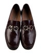 Salvatore Ferragamo Gancini Logo Leather Dress Loafers