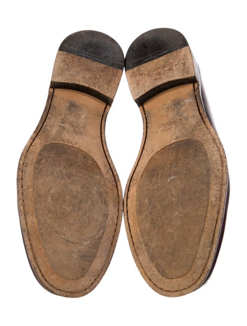 Salvatore Ferragamo Gancini Logo Leather Dress Loafers