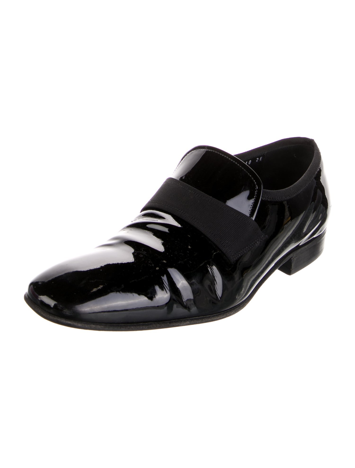 Salvatore Ferragamo Patent Leather Dress Loafers