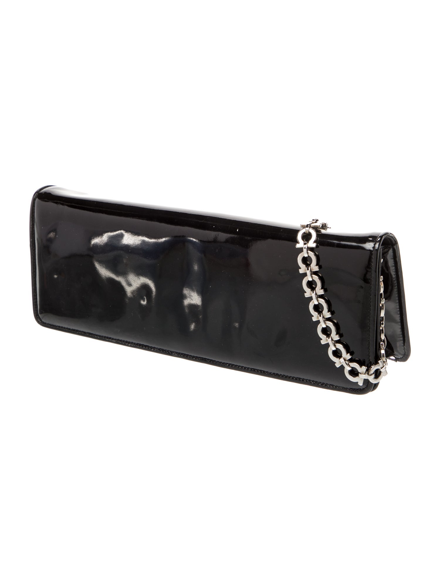 Salvatore Ferragamo Patent Leather Shoulder Bag