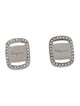 Salvatore Ferragamo Crystal Logo 'Vara' Stud Earrings