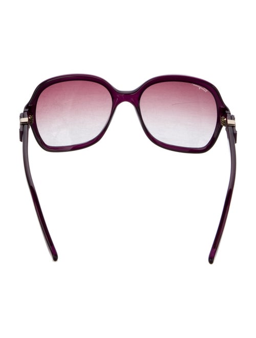 Salvatore Ferragamo Vara Bow Accent Oversize Sunglasses