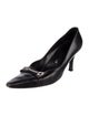 Salvatore Ferragamo Gancini Logo Leather Pumps
