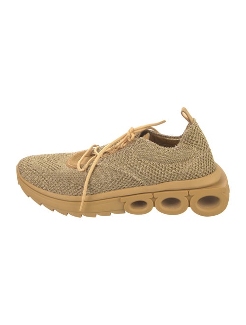 Salvatore Ferragamo Glitter Accents Athletic Sneakers