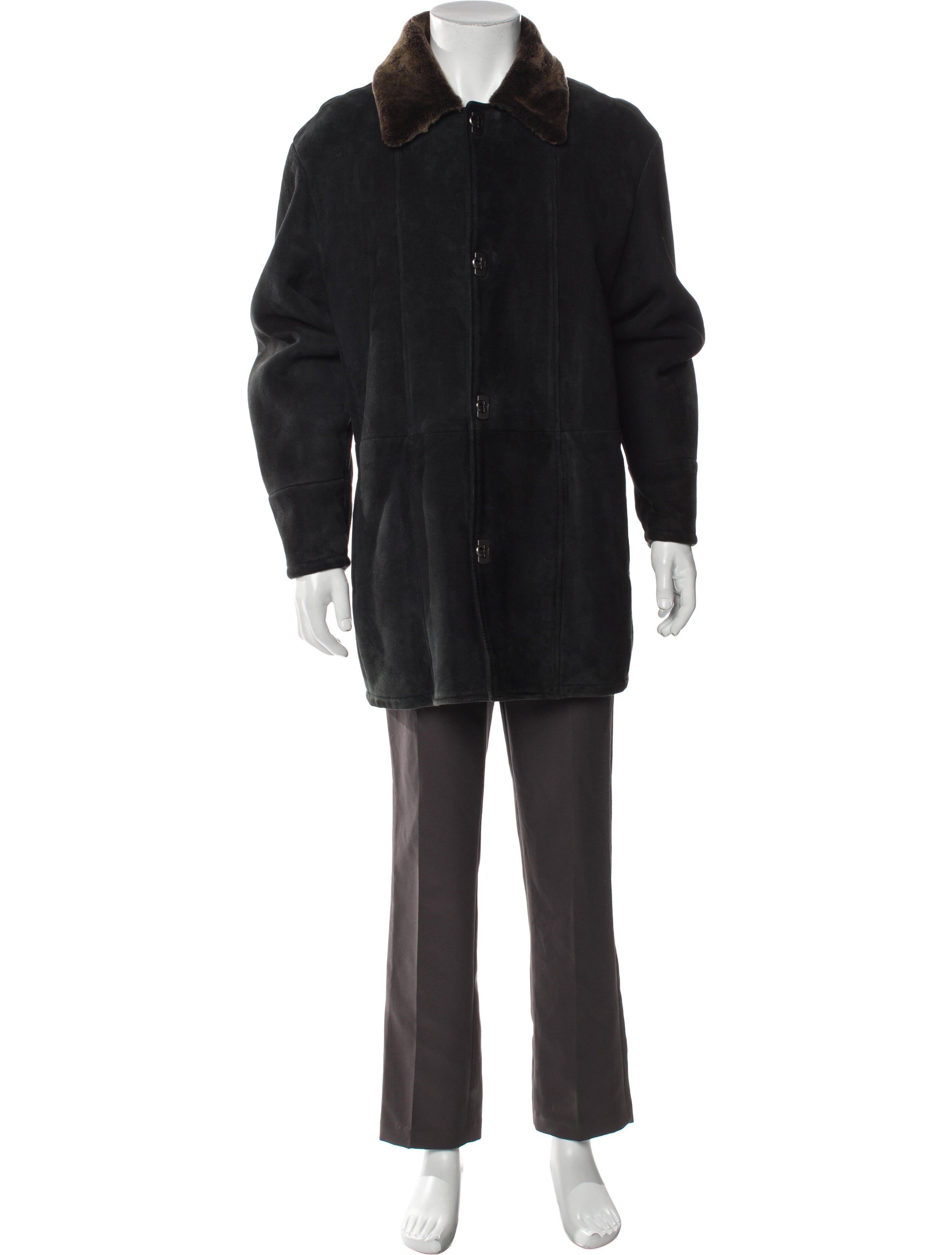 Salvatore Ferragamo Leather Parka