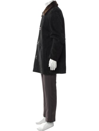 Salvatore Ferragamo Leather Parka