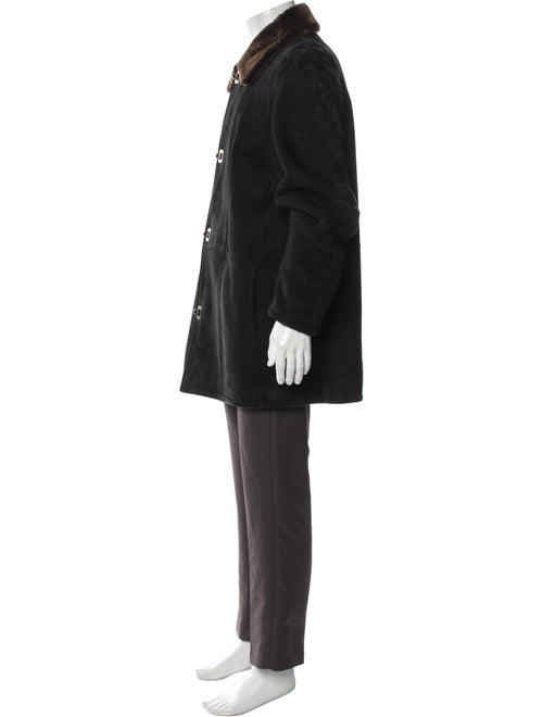 Salvatore Ferragamo Leather Parka