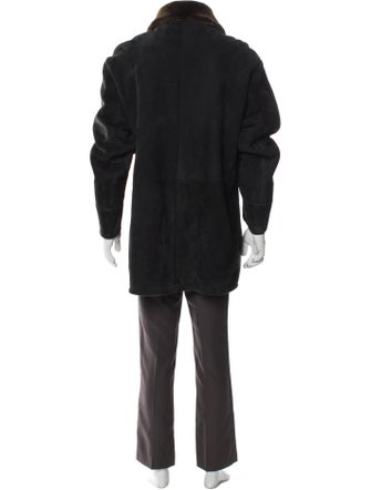 Salvatore Ferragamo Leather Parka