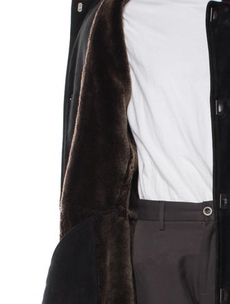 Salvatore Ferragamo Leather Parka