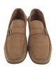Salvatore Ferragamo Gancini Logo Suede Monk Straps