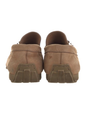 Salvatore Ferragamo Gancini Logo Suede Monk Straps