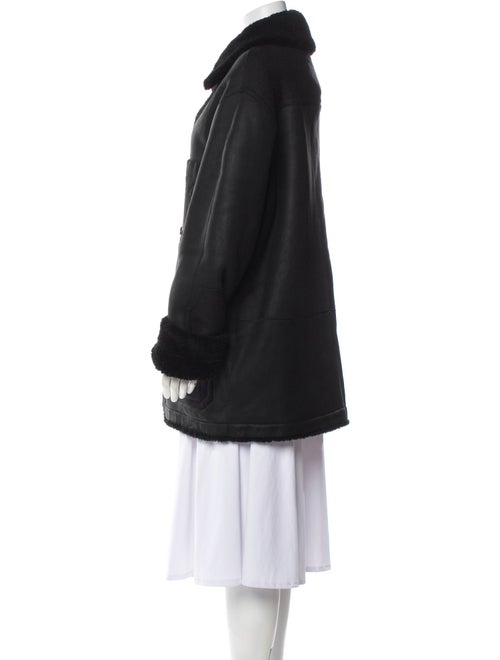 Salvatore Ferragamo Shearling Faux Fur Coat