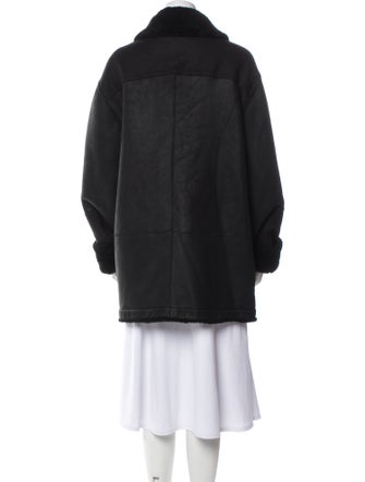 Salvatore Ferragamo Shearling Faux Fur Coat